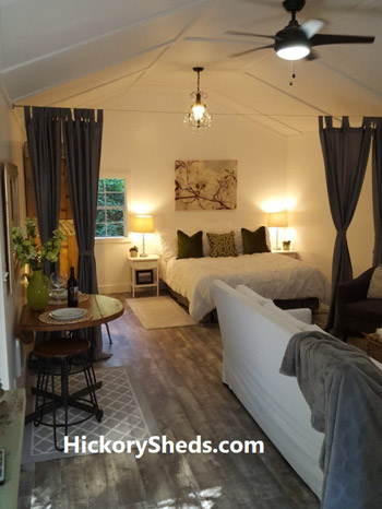 Hickory Sheds Utility Tiny Room Luxury Retreat